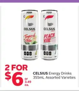 Rexall CELSIUS Energy Drinks offer