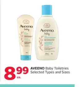 Rexall AVEENO Baby Toiletries offer