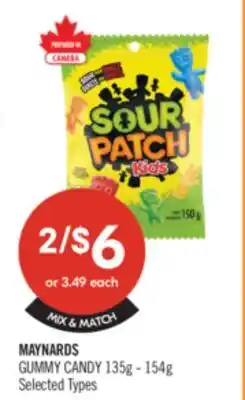 Shoppers Drug Mart MAYNARDS GUMMY CANDY offer