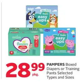 Rexall PAMPERS Boxed Diapers or Training Pants offer