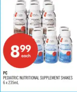 Shoppers Drug Mart PC PEDIATRIC NUTRITIONAL SUPPLEMENT SHAKES offer
