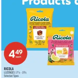 Shoppers Drug Mart RICOLA LOZENGES offer