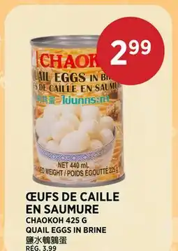 Kim Phat CHAOKOH QUAIL EGGS IN BRINE offer