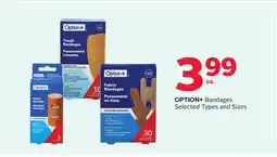 Rexall OPTION + Bandages offer