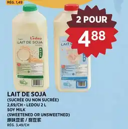 Kim Phat LEDOU SOY MILK (SWEETENED OR UNSWEETNED) offer