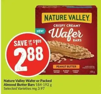 FreshCo Nature Vallet Wafer or Packed Almond Butter Bars offer
