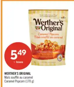 Pharmaprix WERTHER'S ORIGINAL Maïs soufflé au caramel Caramel Popcorn (170 g) offer