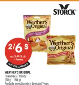 Pharmaprix WERTHER'S ORIGINAL Candy (60 g - 150 g) offer