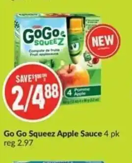FreshCo Go Go Squeez Apple Sauce offer