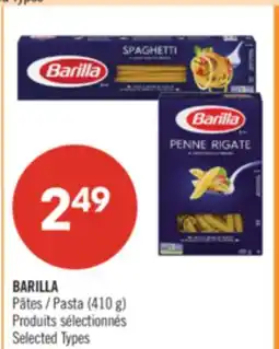 Pharmaprix BARILLA Pasta offer