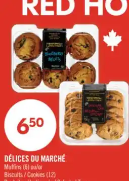 Pharmaprix DÉLICES DU MARCHÉ Muffins (6) or Cookies (12) offer