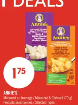 Pharmaprix ANNIE'S Macaroni Macaroni & Cheese offer