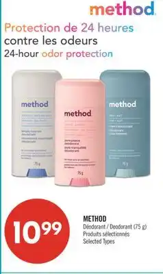 Pharmaprix METHOD Deodorant offer