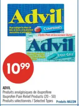 Pharmaprix ADVIL Ibuprofen Pain Relief Products 20 - 50 offer