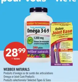 Pharmaprix WEBBER NATURALS Omega or Joint Care Products offer