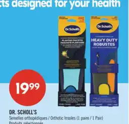 Pharmaprix DR. SCHOLL'S Semelles orthopédiques Orthotic Insoles 1 paire 1 Pair offer