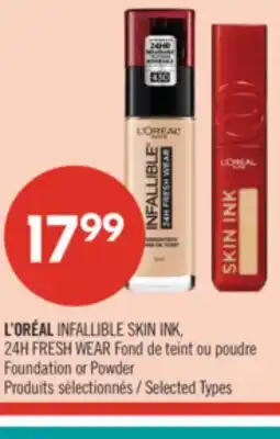 Pharmaprix L'ORÉAL INFALLIBLE SKIN INK, 24H offer