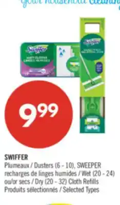 Pharmaprix SWIFFER Dusters (6 - 10), SWEEPER Wet (20 - 24) or Dry (20 - 32) Cloth Refills offer