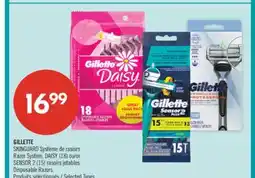 Pharmaprix GILLETTE SKINGUARD Razor System, DAISY (18) or SENSOR 2 (15) Disposable Razors offer