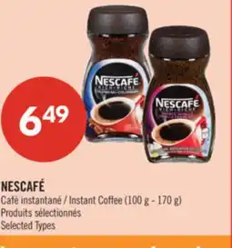 Pharmaprix NESCAFÉ Instant Coffee offer