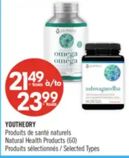 Pharmaprix YOUTHEORY Natural Health Products (60) offer