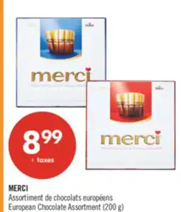 Pharmaprix MERCI European Chocolate Assortment (200 g) offer