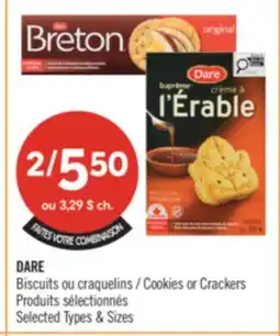 Pharmaprix DARE Cookies or Crackers offer