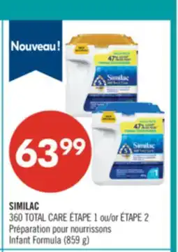 Pharmaprix SIMILAC 360 TOTAL CARE or Infant Formula (859 g) offer