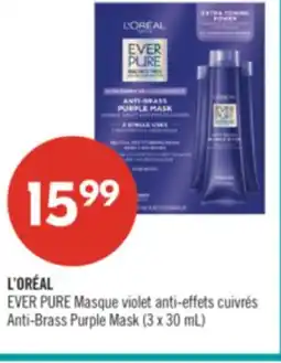 Pharmaprix L'ORÉAL EVER PURE Anti-Brass Purple Mask offer