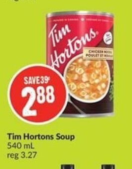 FreshCo Tim Hortons Soup offer