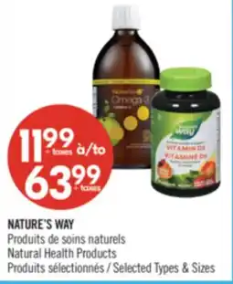 Pharmaprix NATURE'S WAY Natural Health Products offer