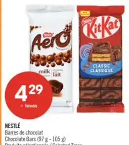 Pharmaprix NESTLÉ Chocolate Bars offer