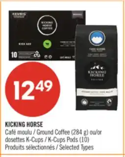 Pharmaprix KICKING HORSE Ground Coffee (284 g) or K-Cups Pods (10) offer