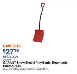 Patrick Morin Snow Shovel Poly Blade, Ergonomic Handle, 14 in offer