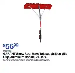 Patrick Morin Snow Roof Rake Telescopic Non-Slip Grip, Aluminum Handle, 24-in. x 16-ft offer