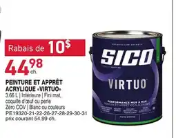 Matério PEINTURE ET APPRÊT ACRYLIQUE VIRTUO SICO offer