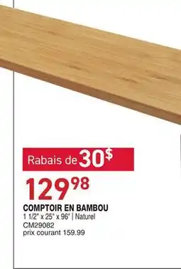 Matério COMPTOIR EN BAMBOU offer