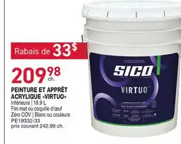 Matério PEINTURE ET APPRÊT ACRYLIQUE VIRTUO offer