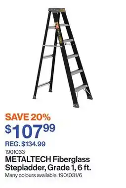 Patrick Morin Fiberglass Stepladder, Grade 1, 6 ft offer