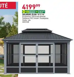 Matério SOLARIUM OLAN 10' X 14' offer