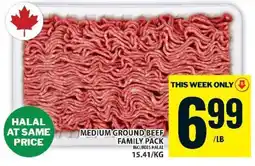 Food Basics Medium Ground Beef Family Pack offer