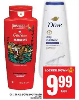 Food Basics Old Spice, Dove Body Wash offer