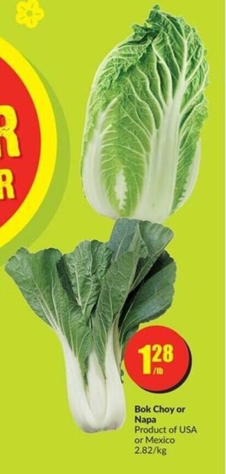 FreshCo Bok Choy or Napa offer