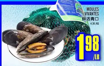 Marché Lian Tai MOULES VIVANTES offer