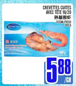 Marché Lian Tai CREVETTES CUITES AVEC TÊTE 16/20 offer