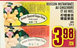 Marché Lian Tai BOISSON INSTANTANÉE AU GINGEMBRE ET AU MIEL offer