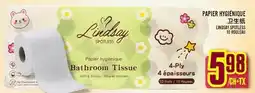 Marché Lian Tai PAPIER HYGIÉNIQUE LINDSAY SPOTLESS 10 RÔLEAU offer