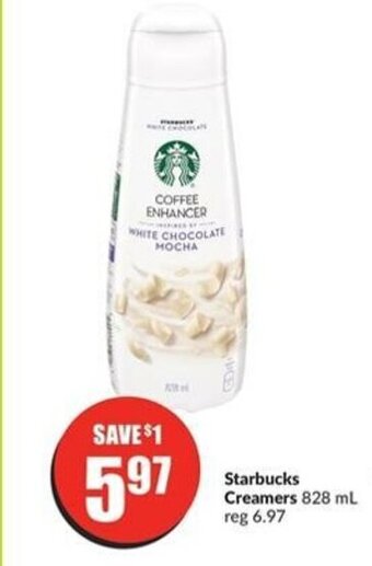 FreshCo Starbucks Creamers offer