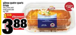 Super C gâteau quatre-quarts crispy offer