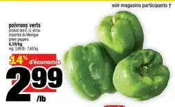 Super C POIVRONS VERTS offer